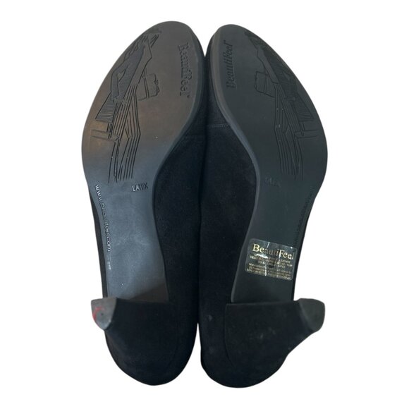 Beautifeel Mary Jane Suede Heels Size EU 41 Made in Israel | Comfort, Luxury - Picture 7 of 9